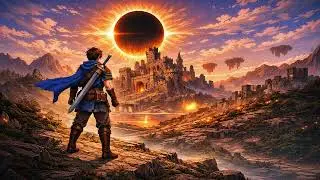 Ruins Under a Red Sky | Retro Fantasy Game Music for Focus