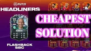 ARJEN ROBBEN FLASHBACK SBC FIFA 21 CHEAPEST SOLUTION | INSANE FLASHBACK CARD