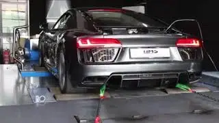 Audi R8 V10 Plus soundfile on BAPRO dyno. Speakers ON!