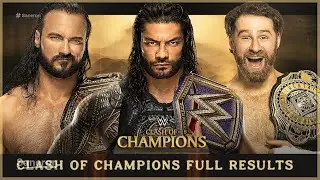 WWE CLASH OF CHAMPIONS 2020 FULL RESULTS