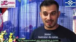Instrutor J&uacute;nior (JC Flores) fala sobre curso realizado em Dom Expedito Lopes