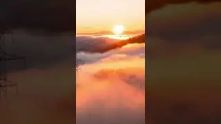 Beautiful Morning Sunrise - A Short Visual Delight | Double Muak #shorts  #naturebeautiful