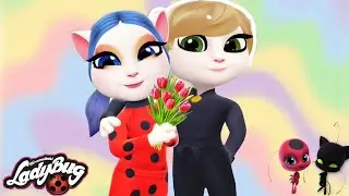 Ladybug VS Catnoir Talking Angela 2 | Cosplay