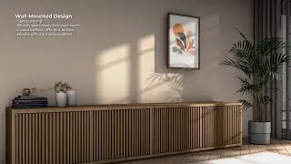 Introducing the Sauberair FLAT Smart Frame Wall-mount Air Purifier
