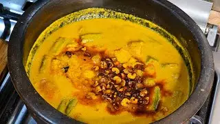 മലപ്പുറത്തെ കിടിലൻ ഒഴിച്ച് കറി അറിയോ? vendakka masala curry / vendakka curry / ladys finger recipe