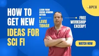 Award-winning author, Lavie Tidhar on getting ideas for science fiction.  #authors #writingworkshop