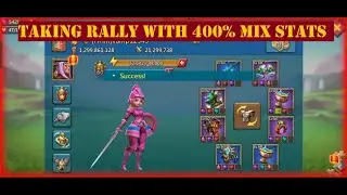 Easy Capping with 400% Mix Stats: F2P Rally Trap Lords Mobile