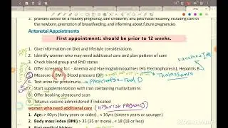 L15  family medicine (Antenatal care ) BFOM 41 