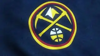 Denver Nuggets Logo Flag Animation Loop