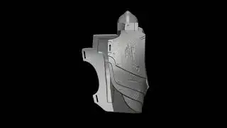 Predator Armor Bust  Scale 1:1 File STL-OBJ for 3D Printing