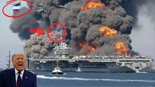 Embers in the North Sea: US aircraft carrier downed by 3 Russian Su-57 jets