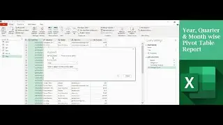 Year, Quarter & Month Wise Pivot Report in Excel Hindi