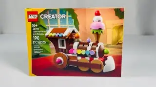 LEGO Creator 40777 Gingerbread Series: 4. Gingerbread Train Ornament Speed Build!