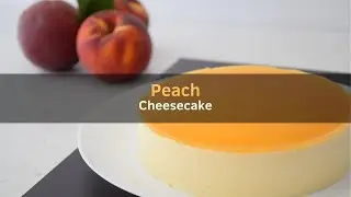 Peach Cheesecake (Size: 6.5