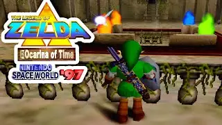 Zelda Ocarina of Time Spaceworld 97 - Walkthrough Part 6 No Commentary Gameplay - Beta Forest Temple
