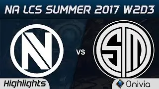 NV vs TSM Highlights Game 2 NA LCS Summer 2017 EnvyUs vs Team Solo Mid by Onivia