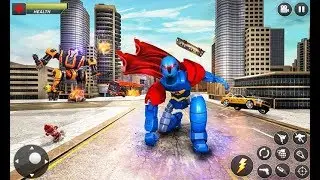 New Flying Hero Robot Transform Car Robot Part-2 | Rescue City Robot Transform Car Android GamePlay