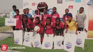 COHESION FOOTBALL TOURNMENT II EVERYBODY IS A WINNER II GIFTS AND SMILES FOR ALL THE CHILDREN.