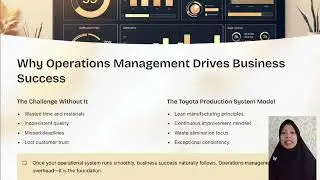 [Manajemen Operasi] Concept and Scope of Operations Management