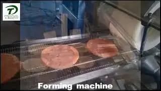 Small Capacity 300mm Patty Making Machine Nuggets Forming Machine