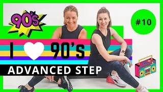 Step Aerobics 90’s Workout 💚 Advanced #10 💚 Banging 90’s music