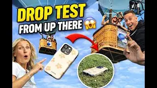 Extreme Drop Test Dropping a Phone From a Hot Air Balloon