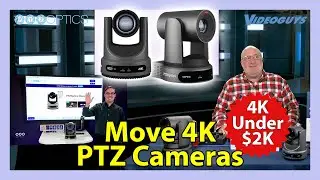 PTZOptics Move 4K PTZ Cameras with Auto-Tracking and Total Connectivity
