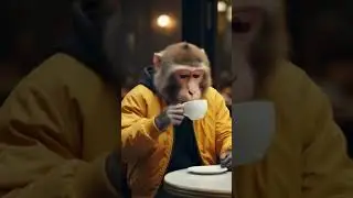 #💔 Monkey&rsquo;s Heartbreak in a 5-Star Caf&eacute; | Emotional Love Story | Monkey_Vibes