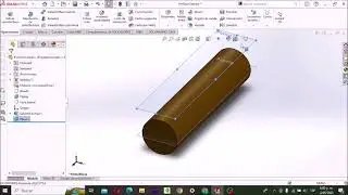 Ct Perforaci&oacute;n sobre un cilindro SolidWorks