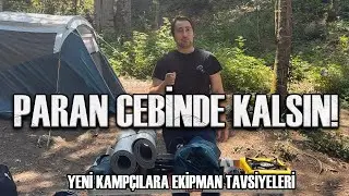 Sadece Bunlarla Kamp Yapılır! 💸 | Yeni Başlayanlar İçin Gerçek Kamp Malzemesi Tavsiyeleri