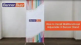 How to Install Multifunctional Adjustable X Banner Stands