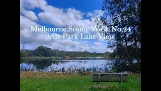 Melbourne Scenic Walk #24 🦩Magnificent Lake Views in Jells Park