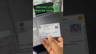 KERALA DRIVING LICENCE PRINTER AVAILABLE