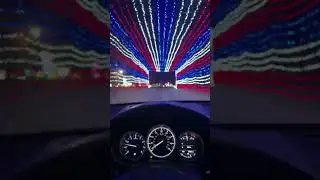 AMAZING Christmas Lights Tunnel #kevinnadeau #shorts #christmaslights