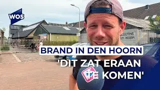 Brand Den Hoorn gesprek van de dag: leegstaand caf&eacute; in vlammen op