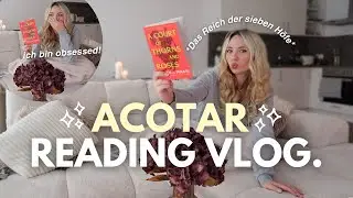 Ich lese ACOTAR/Das Reich der sieben H&ouml;fe mit euch! 🧚🏻📚🌹 #READINGVLOG