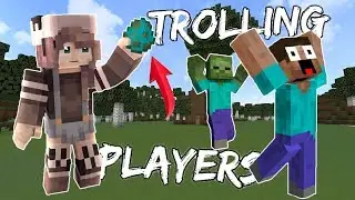 Trolling Innocent Players On My Minecraft Server!!