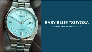 Unboxing and first impressions of Tiffany Blue Citizen Tsuyosa NJ0151-88M - A PRX or OP homage?