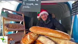 Pain Bio cuisson four &agrave; Bois d&rsquo;Yvan &laquo;Le p&rsquo;tit&nbsp;Creux&raquo;au march&eacute; de Saint Mars La Jaille!@ecolibridici