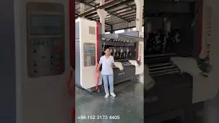 SOOME PACKAGING MACHINERY Computerized slitter scorer for corrugated sheet cutting creasing