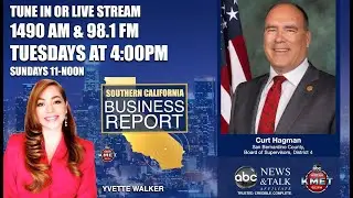 Supervisor Hagman Provides Yvette Walker w/ Updates on the Fourth District