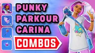 Best *PUNKY PARKOUR CARINA* Skin COMBOS with Gameplay