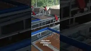 Sand field mud pressure drying