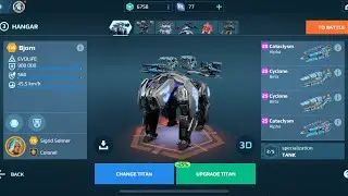 Bjorn Cyclone Cataclysm | War Robots Gameplay 