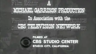 Michael Garrison/CBS Television Network/CBS Studio Center / Viacom Enterprises Logo 1986-1990 B&W