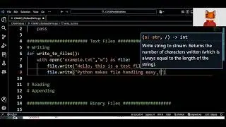 [Python]- CWM 05 File read, write, and append with text, binary and JSON files.