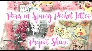Paris in Spring Pocket Letter Project Share 💐 💝