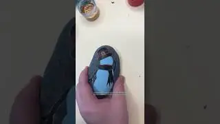 Snowman dot art tutorial. #shorts #arttutorial #howto #diy #crafts #painting #dotart #paintedrocks