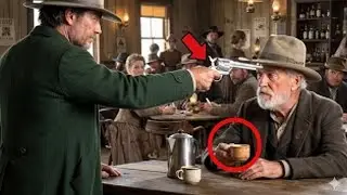 Der Revolverheld hielt dem Alten die Pistole an den Kop Er blinzelte nicht&bdquo;Mein Kaffee wird kalt&ldquo;