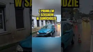 Miał ponad promil, 8-letniego syna w samochodzie i doprowadził do kolizji 🤷&zwj;♂️ #policja #swiebodzin
